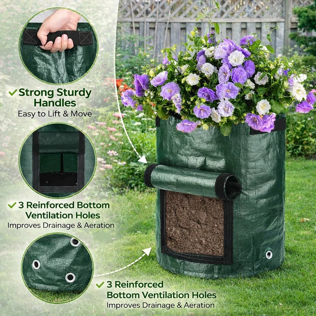 Planting Bag with Harvest Window