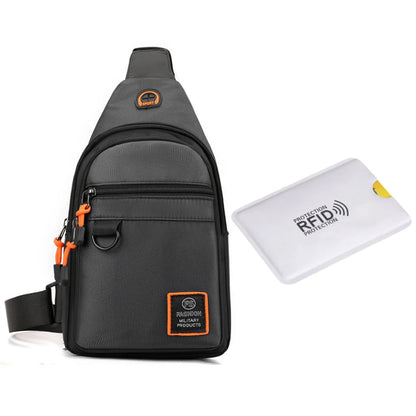 Waterproof Multi-pocket Crossbody Sling Bag