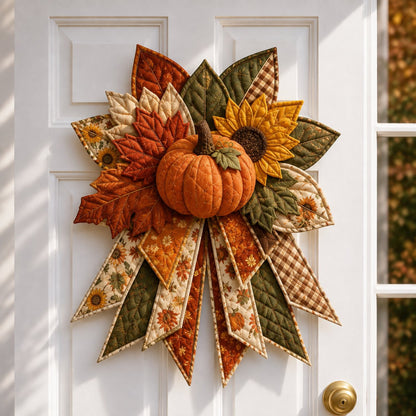 🔥Last Day 49% OFF - 🎃🎀 Oversized Seasonal Quilted Door Bow DIY Sewing Kit(📦Buy 2 Free Shipping)