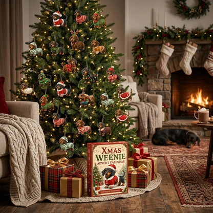 🏆Limited Time Sale 49% OFF 🎄🐾2026 Christmas Dachshund Advent Calendar