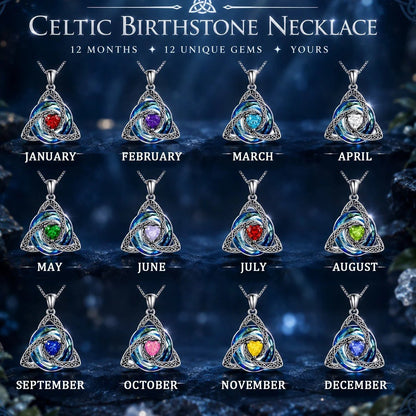 ♾️💖Birthstone Celtic Knot Necklace for Women