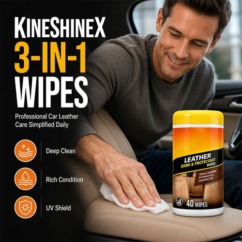 🔥Buy More Save More🔥 3-in-1 Leather Wipes – Clean, Condition & Protect ,Multi-Purpose Car Interior Leather