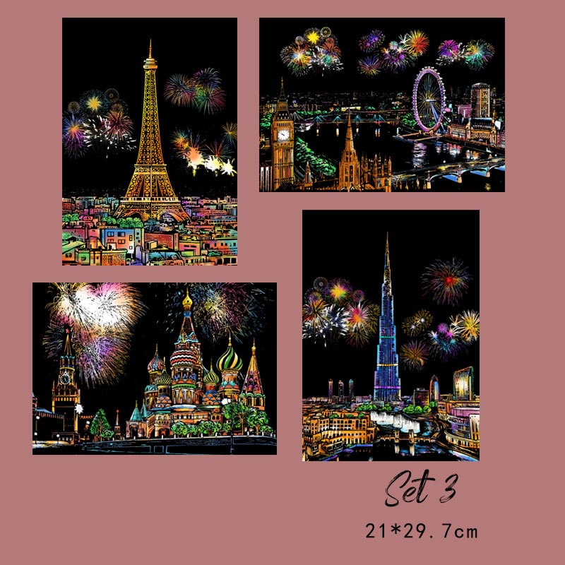 🔥Hot Sale 50% OFF🌈✍️Rainbow Magic Scratch Paper
