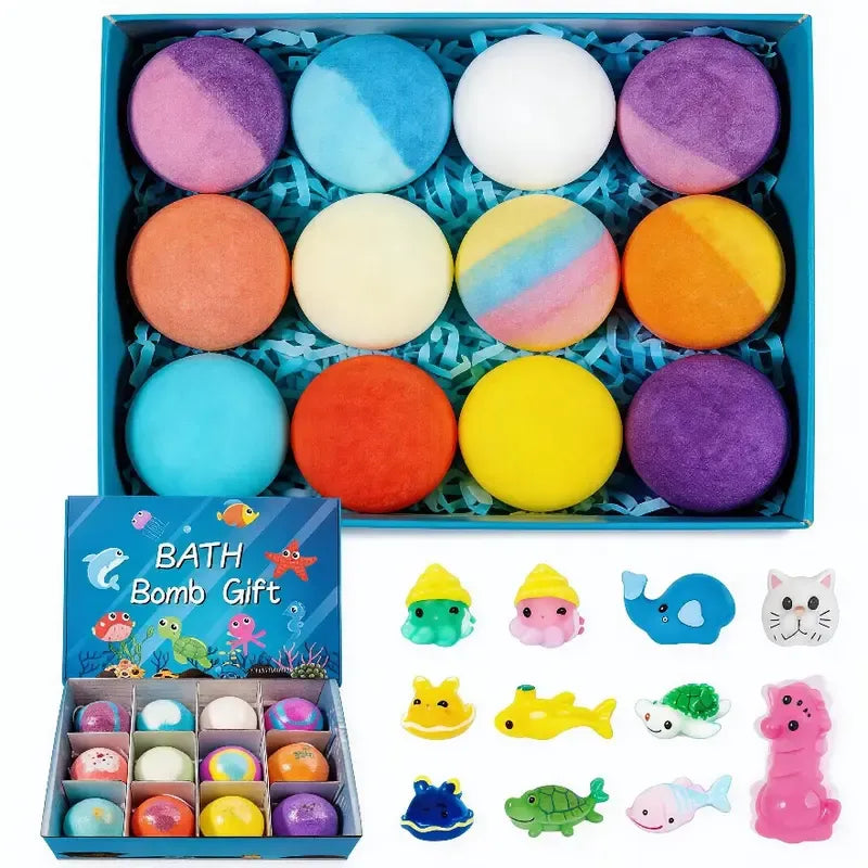 🛁 Natural Bath Bombs for Kids with Mega Bubbles & Surprise Inside 🥚✨ Same as in the video