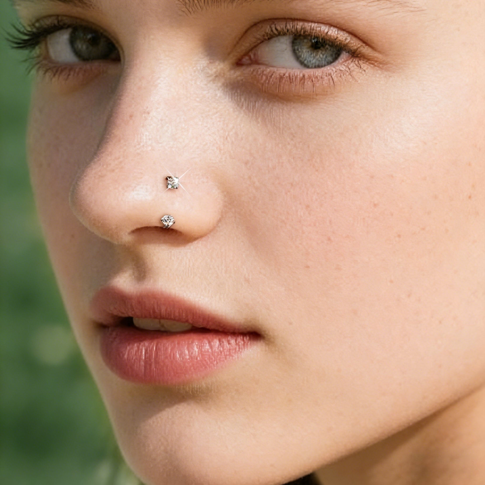 Buy 1 Get 1 Free⏰Horseshoe Gem Nose Ring – Internally Threaded & Comfortable