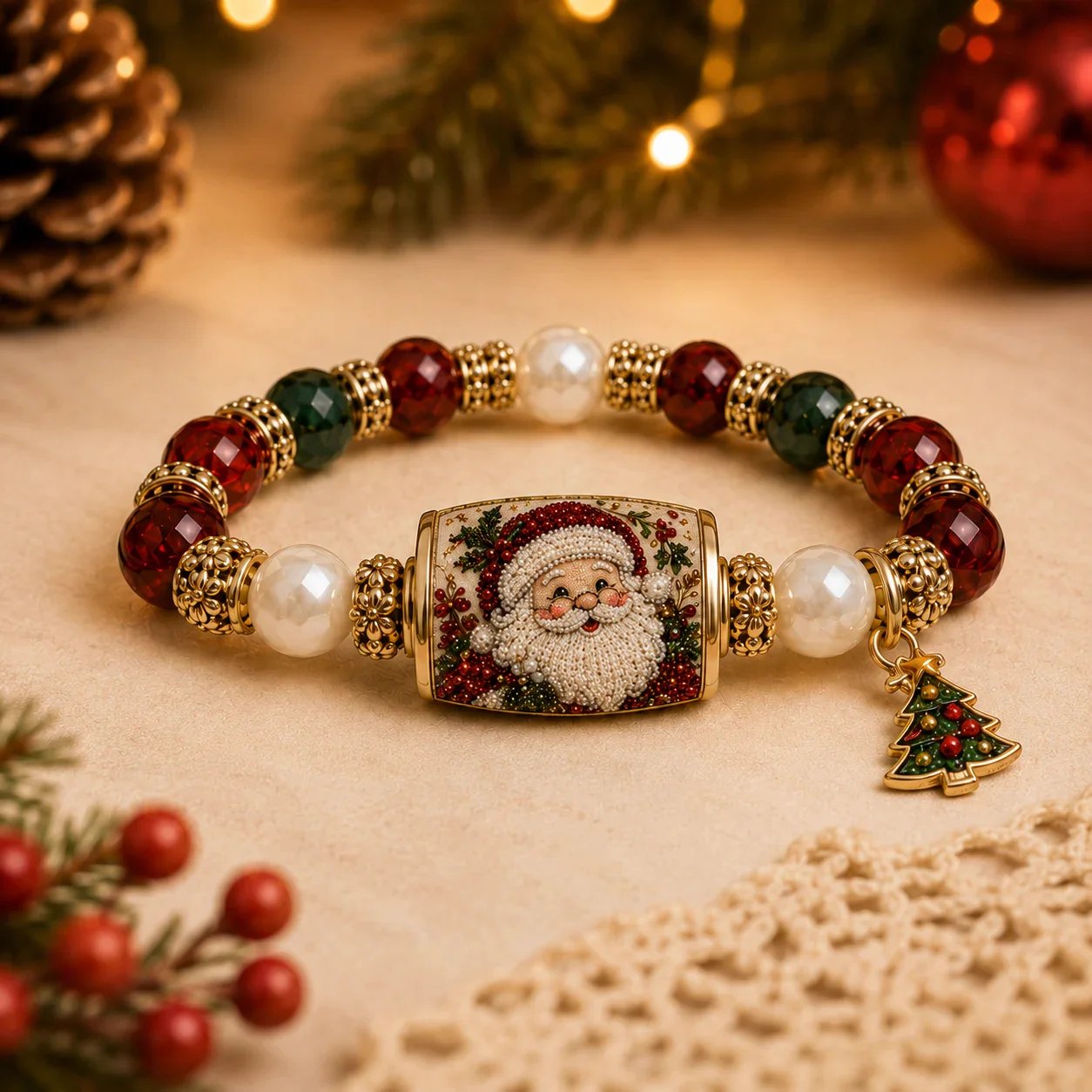🏆Hot Sale 50% OFF🎄Christmas Magic Collection Pearl Bracelet — 2026 Limited Meaningful Edition