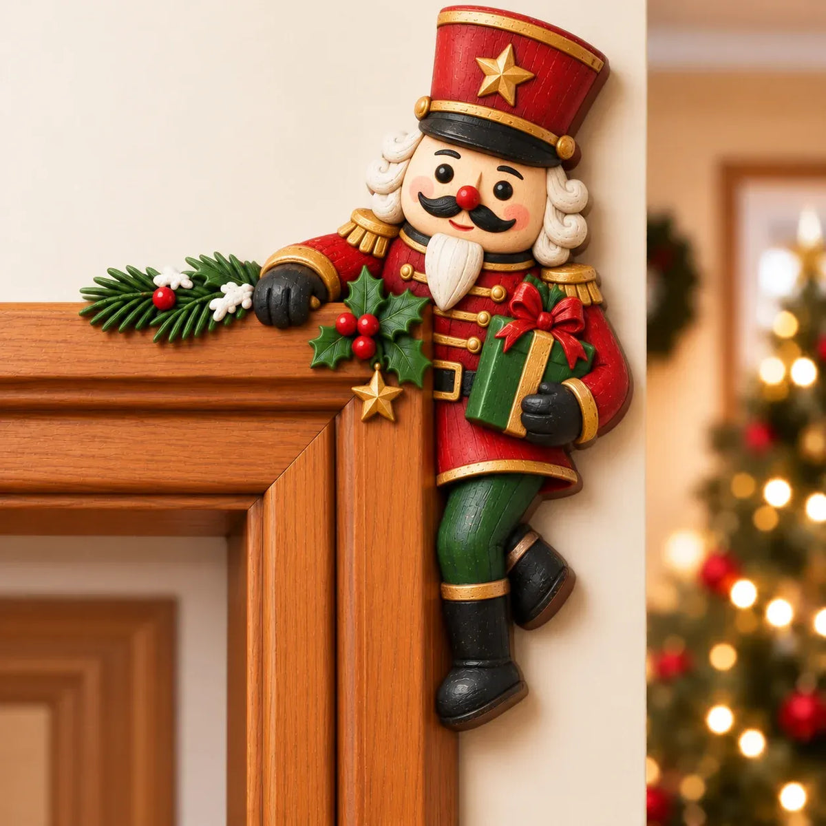⏳ Last Day 49% OFF – 🎄 3D Christmas Peekaboo Door Frame Corner Decor | 8 Festive Character Designs with Left & Right Options for Doorways, Entryways & Holiday Corners ✨