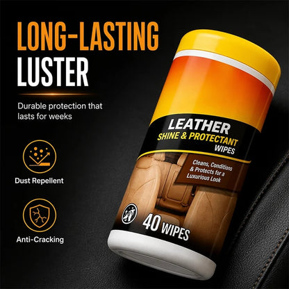 🔥Buy More Save More🔥 3-in-1 Leather Wipes – Clean, Condition & Protect ,Multi-Purpose Car Interior Leather