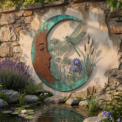 Moon Virgin Mary Garden Wall Decor