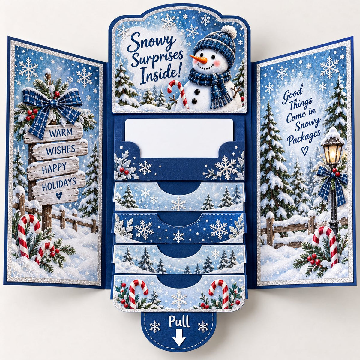 ⏰LAST DAY 49% OFF - 2026 New🎅🎁 Waterfall Christmas Gift Card Booklet 💳✨