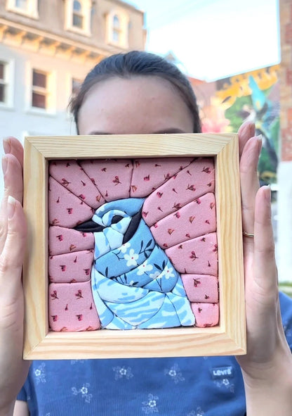 🔥HOT SALE🔥🧵 DIY Kinusaiga Fabric Art Kit – No-Sew Japanese Textile Craft with Nature-Inspired Designs