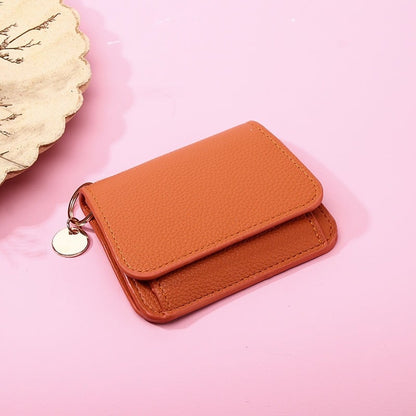🌹RFID Short Wallets for Women – Fashionable Card Holder with Key Ring & Coin Purse