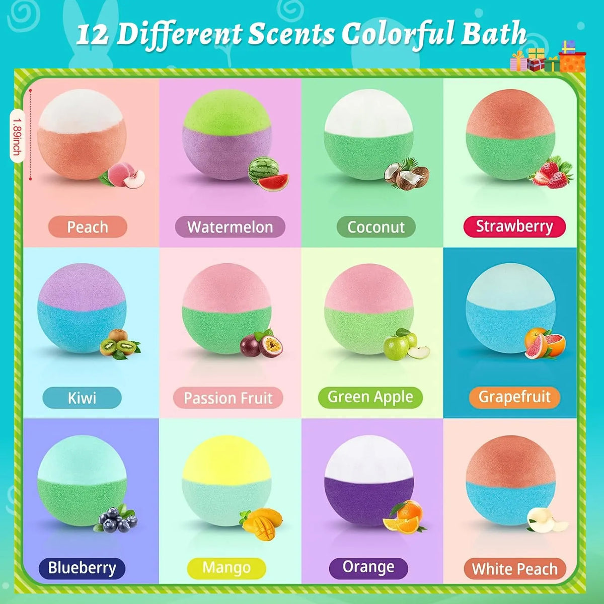 🛁 Natural Bath Bombs for Kids with Mega Bubbles & Surprise Inside 🥚✨ Same as in the video