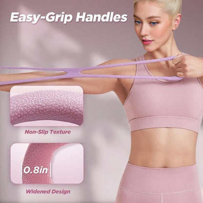🏆Flash Sale⚡Figure 8 Resistance Bands – Arms & Chest Workout for Women & Men – TPE Yoga Gym Fitness