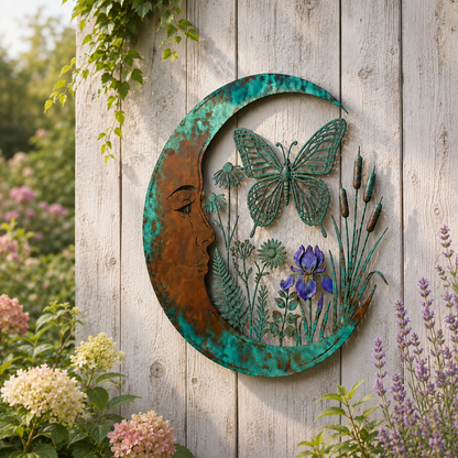 Moon Virgin Mary Garden Wall Decor