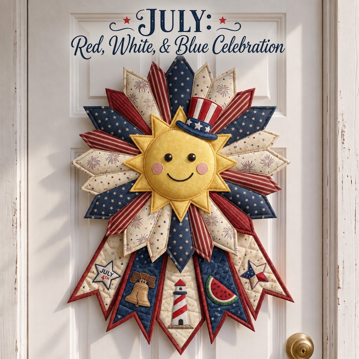 🗓️ Beginner-Friendly 12-Month Themed 3D Quilted Door Hanger Sewing Kit Collection | Complete Kit with Coordinated Fabrics, Sewing Materials & Step-by-Step Guide Included 💕