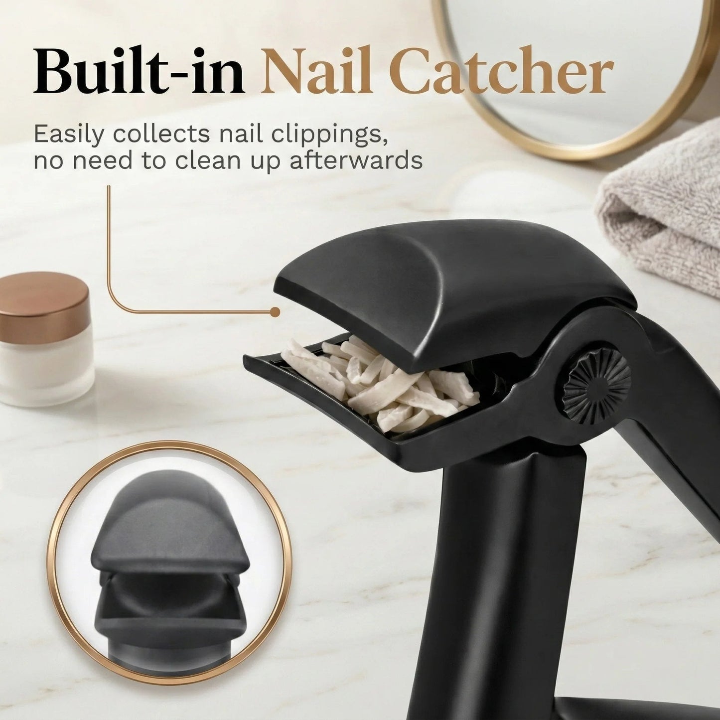 TYIIPLUS™ Nail Clipper for Seniors, Wide Jaw Long Handle Clipper for Thick Nails