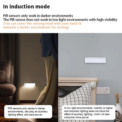 💡Punch-free Smart Sensor Magnetic Rechargeable LED Lights