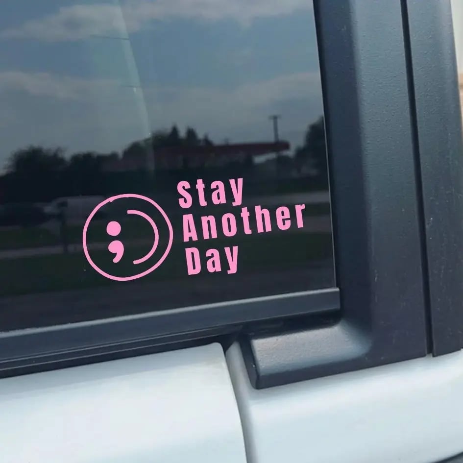 🎗️Share Pack❤️ SAD Mental Health Awareness Car Decal(5pcs)