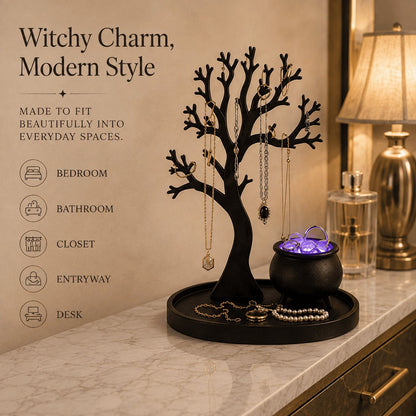 🔥Last Day 50% OFF - 🌳 Illuminated Jewelry Tree Organizer