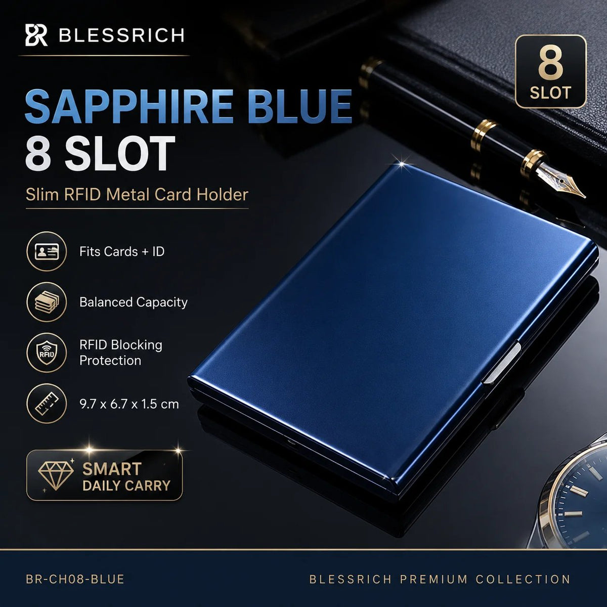 RFID Blocking Metal Card Holder