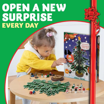 🔥LAST DAY 50% OFF - 🎄🎁 24-Day Christmas Tree Advent Calendar – Daily Ornament Surprises for Kids & Holiday Family Fun