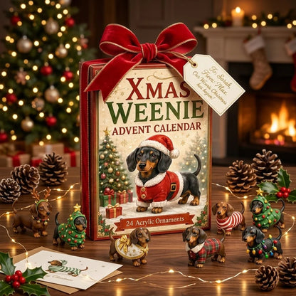 🏆Limited Time Sale 49% OFF 🎄🐾2026 Christmas Dachshund Advent Calendar