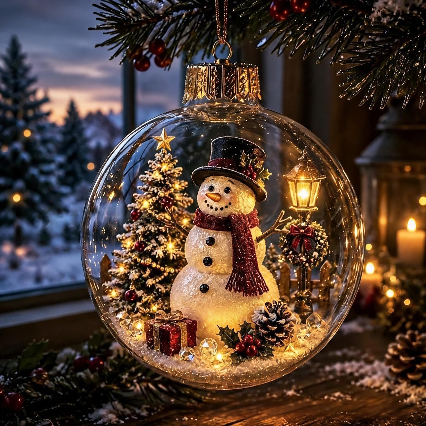 🔥49% OFF - 🎄✨Glowing Christmas Diorama Ornament