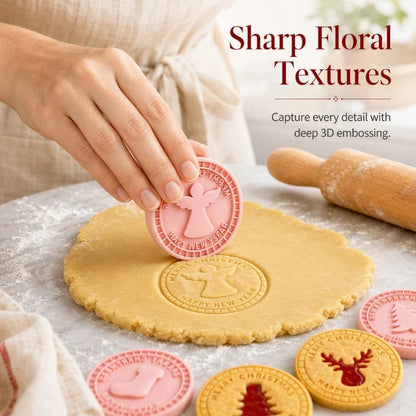 🍪 🎄 Festive Christmas Cookie Mold Set