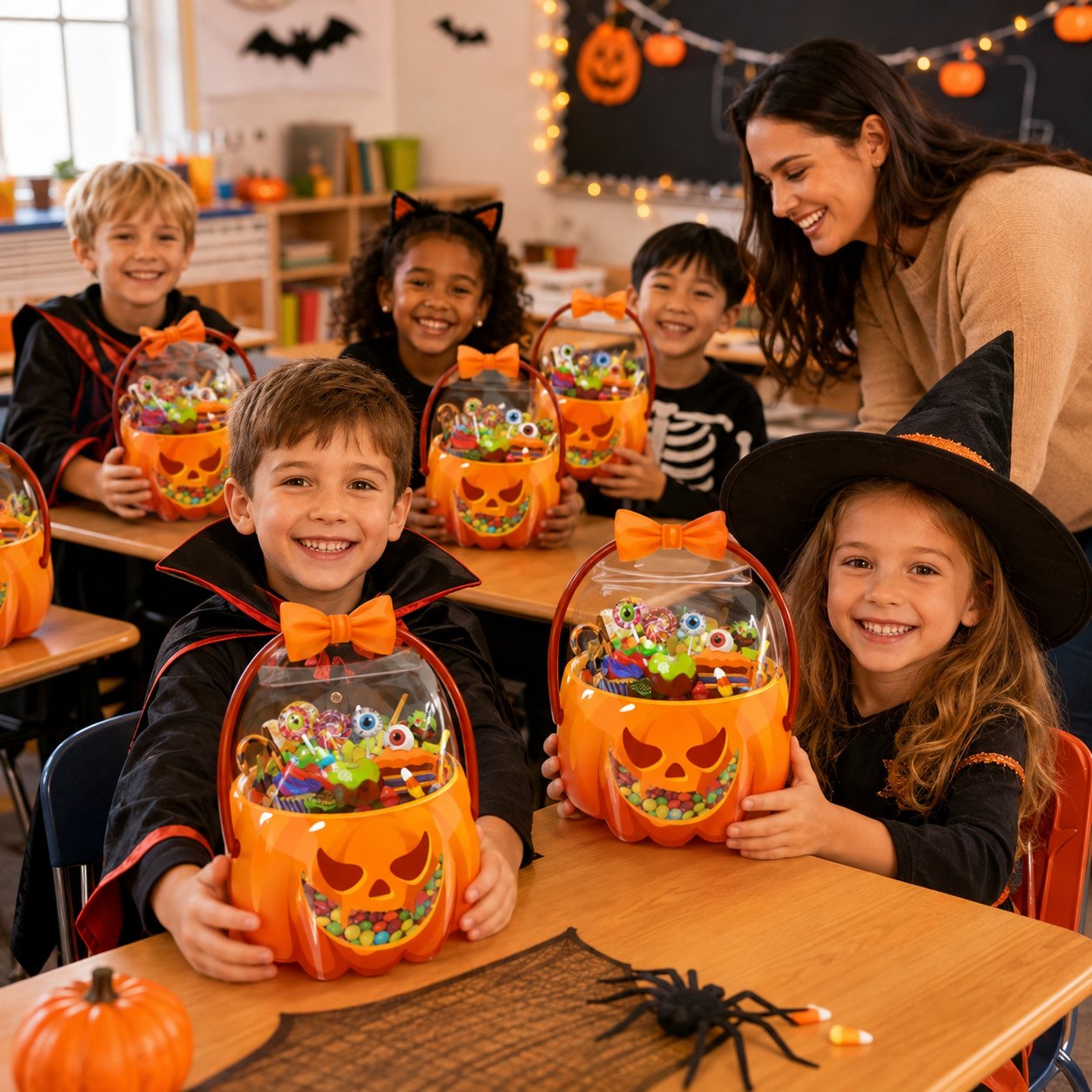 🔥 FROM £7.99 | Halloween Treat Bags – 10/30/50PCS Party Packs 🎃