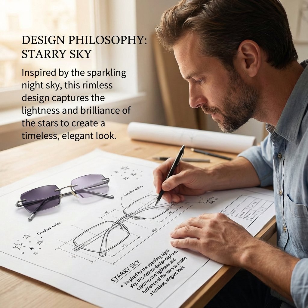 【Co-Created by Designers】Gypsophila Smart Zoom and Color-Changing Reading Glasses, Auto Focus Distance Near Progressive Multi-focus HD Vision