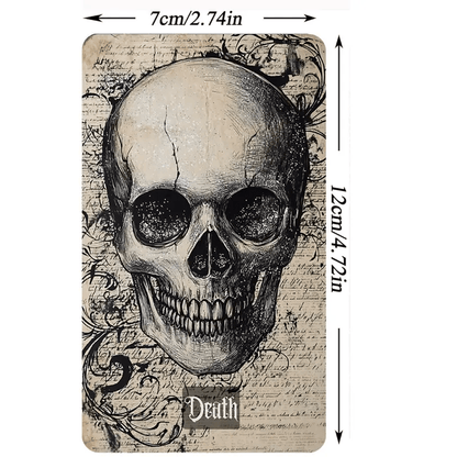 💀🖤Vintage Gothic Tarot Cards Set - 78 Tarot Cards Deck