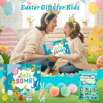 🛁 Natural Bath Bombs for Kids with Mega Bubbles & Surprise Inside 🥚✨ Same as in the video