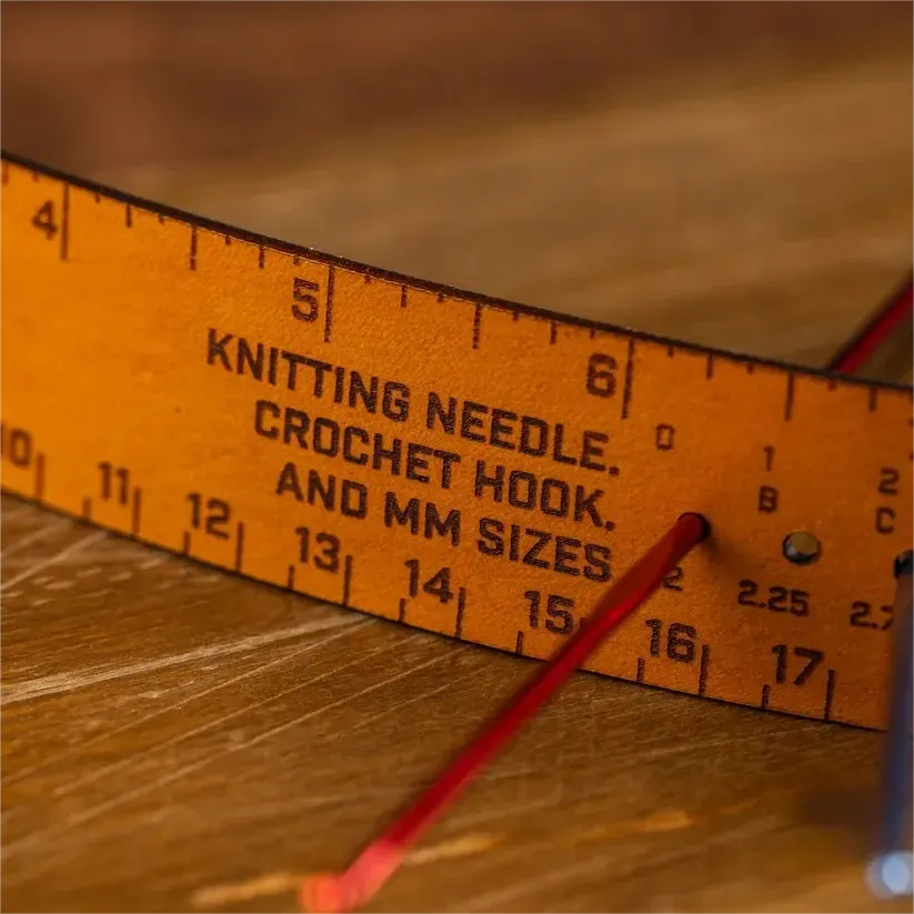 🧶The Crafters' Multi-Wrap | 7-in-1 Leather Measuring Tool