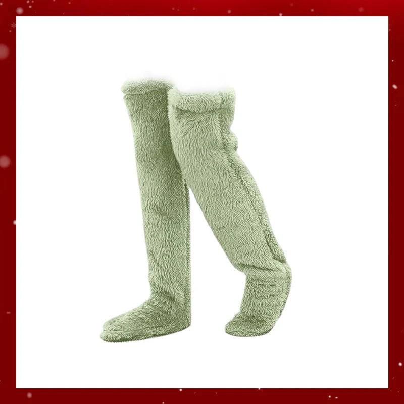 💕Velvety Fleece Knee Socks For Christmas❄️