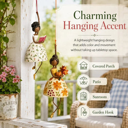 💃🌸 Let Your Space Dance — Whimsical Dancing Lady Hanging Ornament (📦Buy 3 Free Shipping)