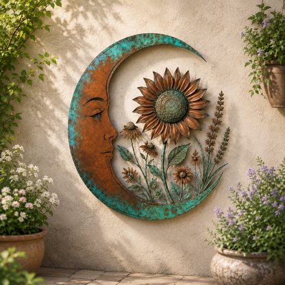 Moon Virgin Mary Garden Wall Decor
