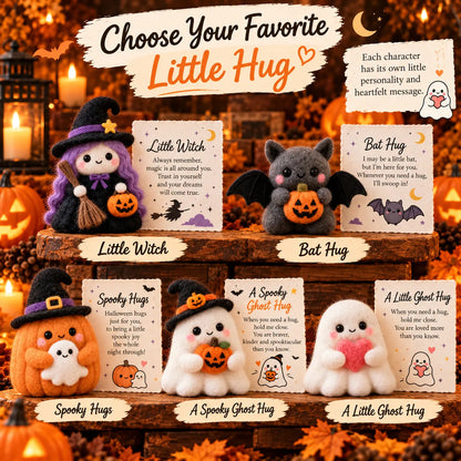 ⏳ Last Day: 49% OFF – A Little Ghost Hug (Handmade Felt Keepsake) 👻