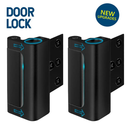 🔥Buy More Save More🔥2-Pack Security Door Locks, Heavy-Duty Aluminum Alloy, Anti-Force Intrusion