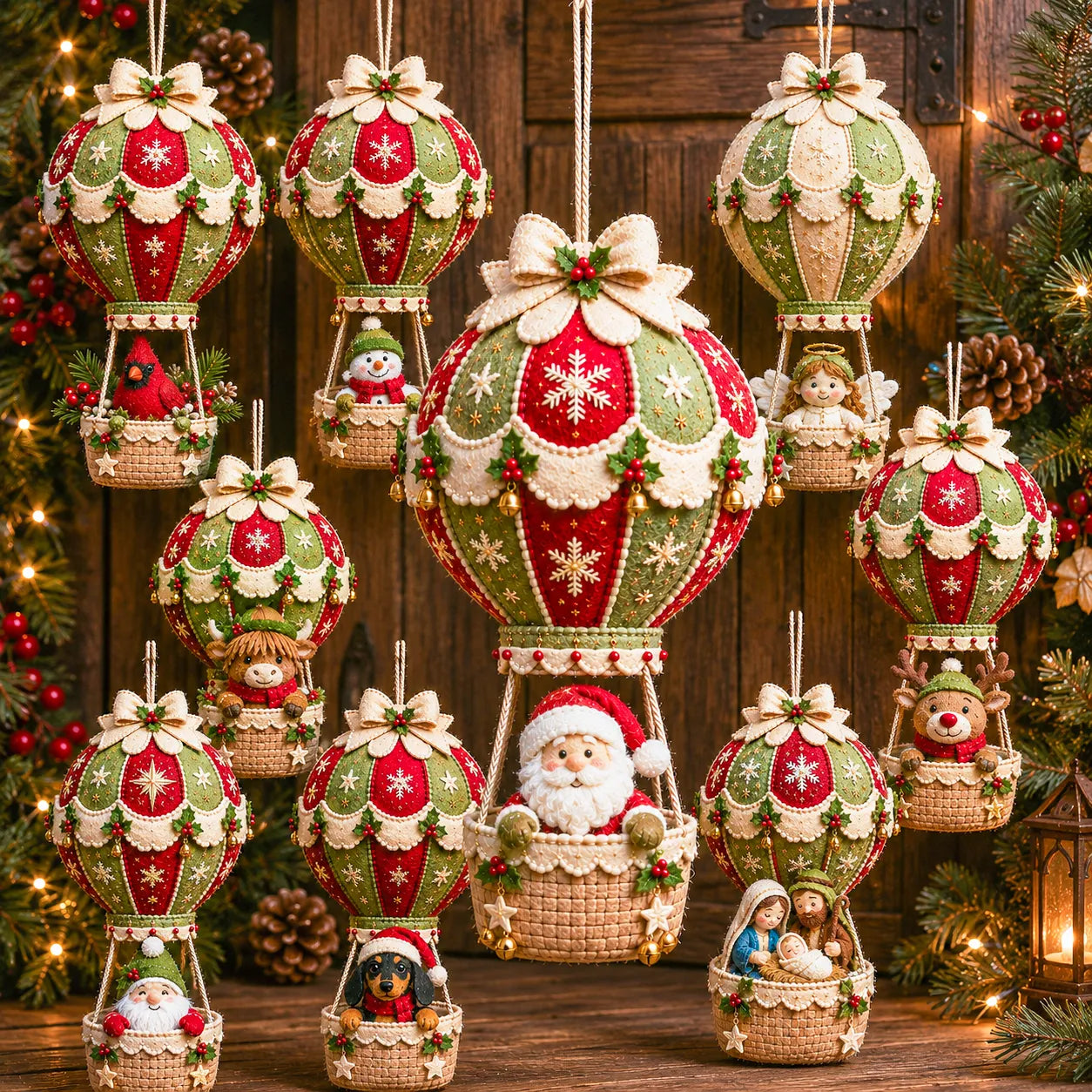 🔥LAST DAY 50% OFF - 🎈 Christmas Hot Air Balloon Hanging DIY Kit