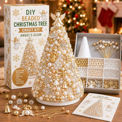 🎄 DIY Beaded Christmas Tree Craft Kit