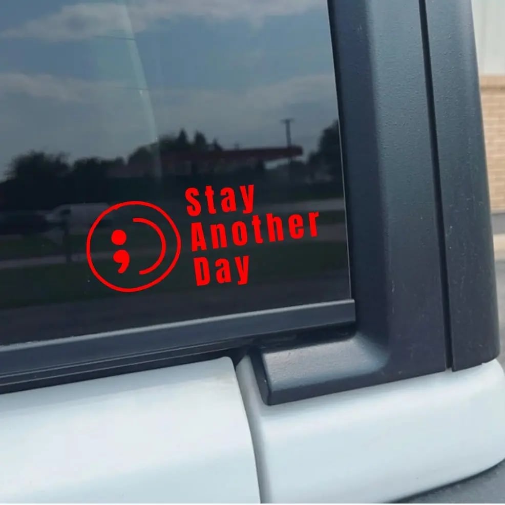 🎗️Share Pack❤️ SAD Mental Health Awareness Car Decal(5pcs)