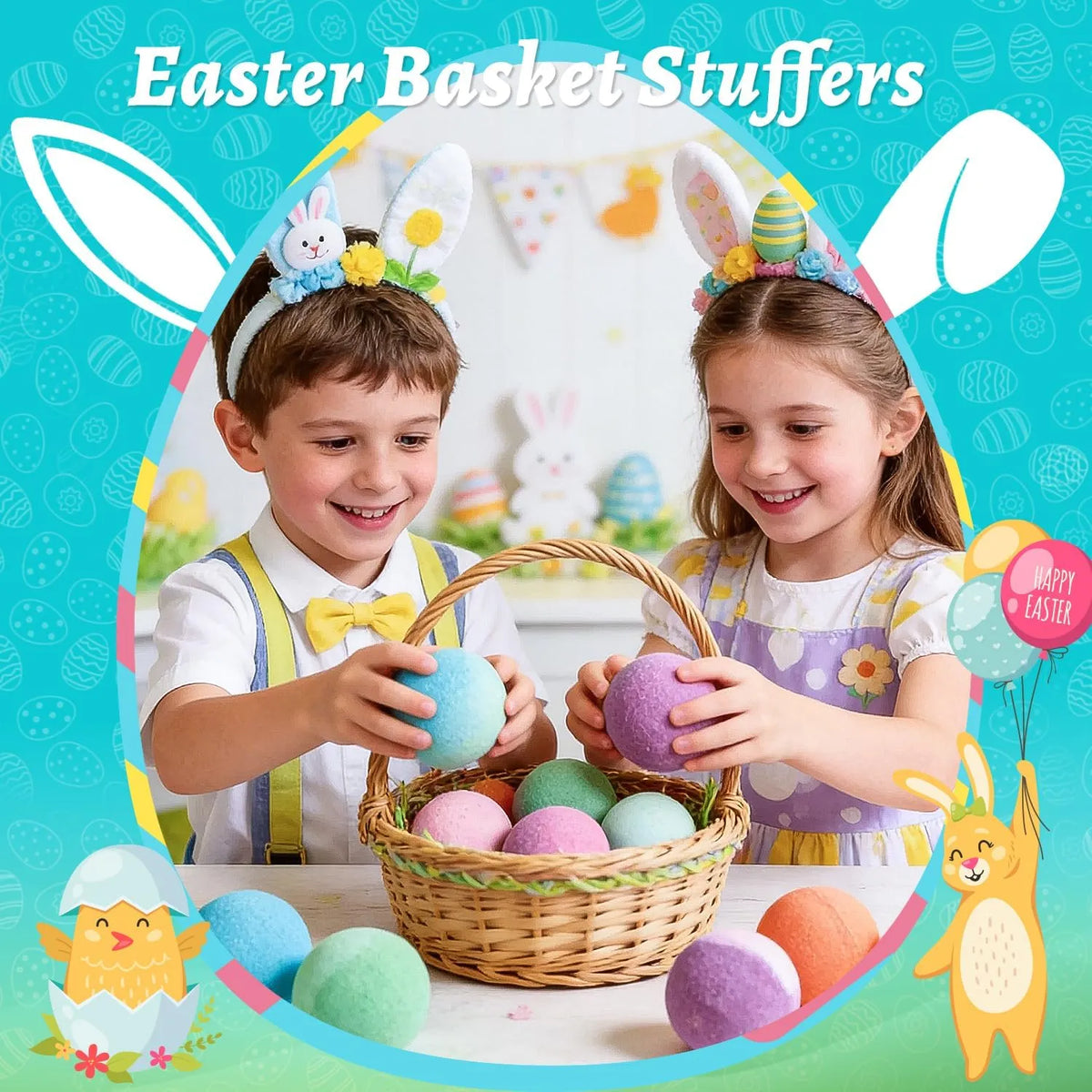 🛁 Natural Bath Bombs for Kids with Mega Bubbles & Surprise Inside 🥚✨ Same as in the video