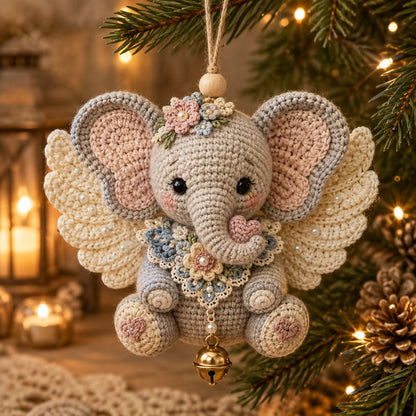 🔥Last Day 50% OFF 🪽 Animal Angel Crochet Ornament DIY Kit