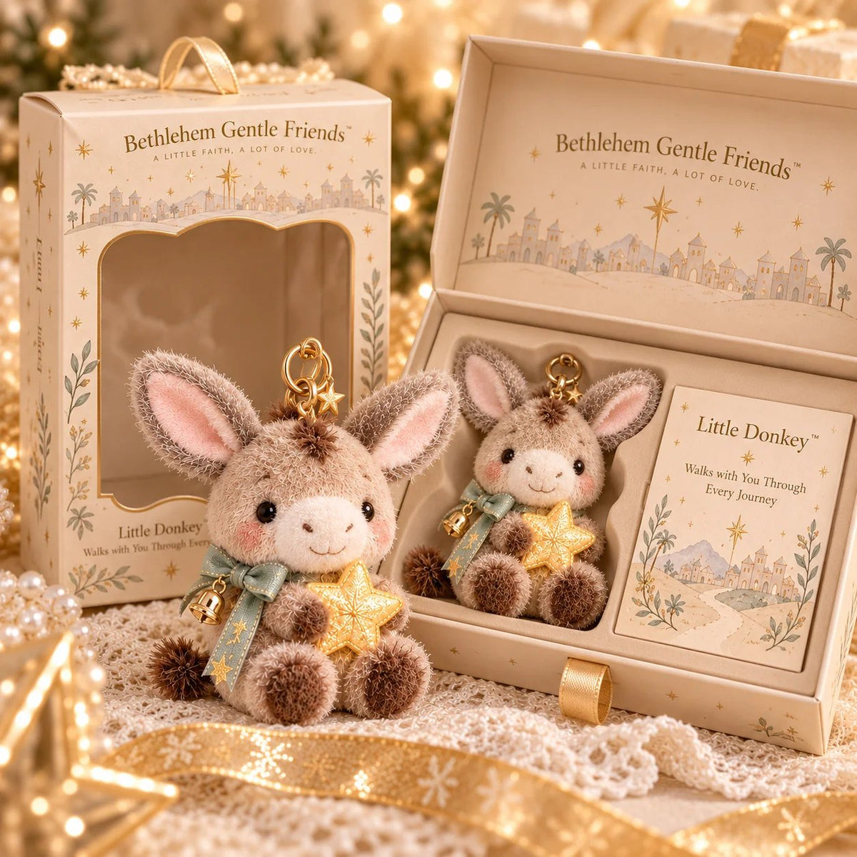 ✝️ Bethlehem Gentle Friends | 6 Faith-Inspired Plush Keepsakes with Meaningful Message Cards 💕