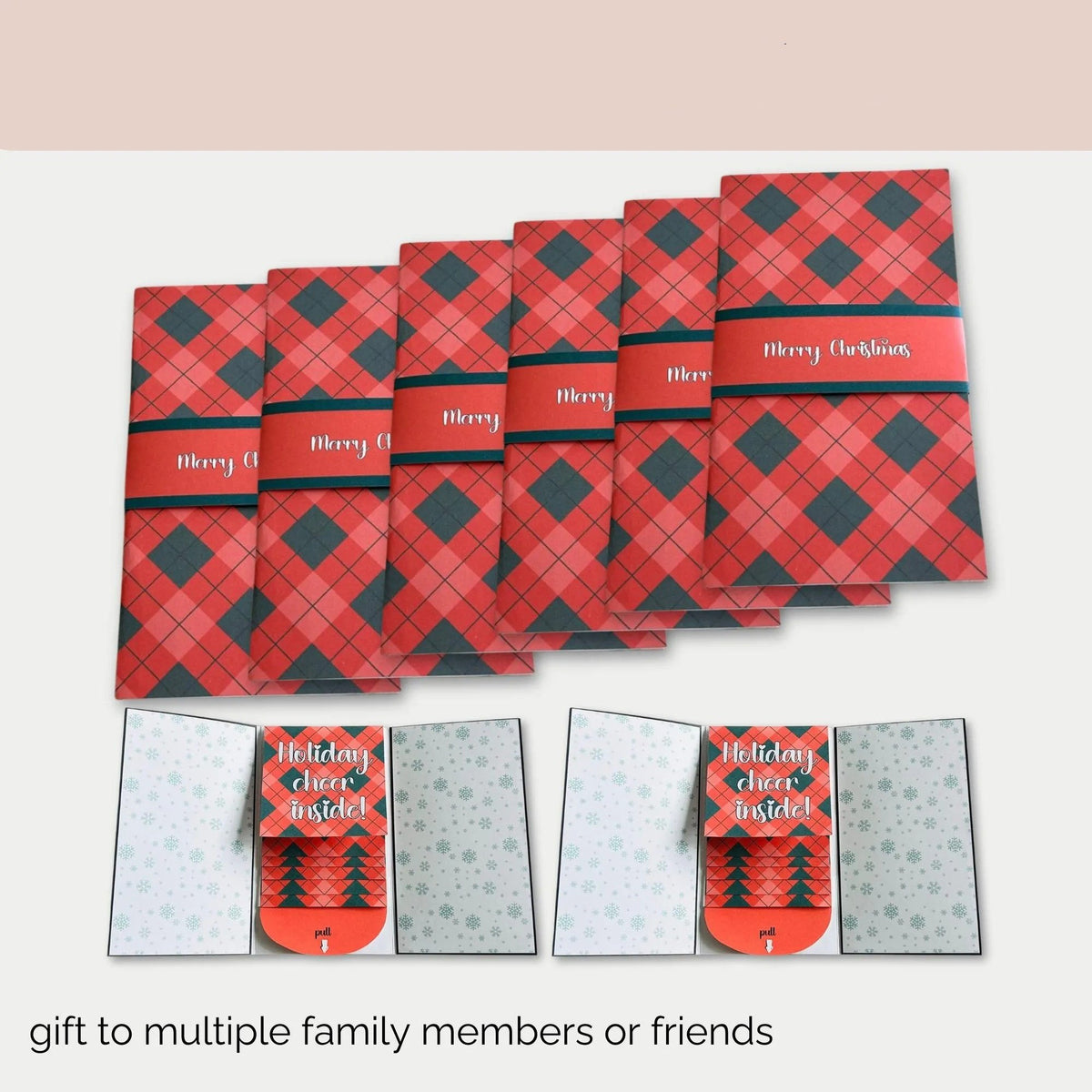 ⏰LAST DAY 49% OFF - 2026 New🎅🎁 Waterfall Christmas Gift Card Booklet 💳✨
