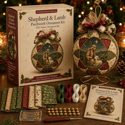 🔥LAST DAY 50% OFF - ⛪ Christmas Nativity Patchwork Ornament DIY Kit