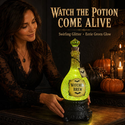 🔥Last Day 49% OFF -🧙✨Lighted Enchanted Tonic Poison Bottle Glitter Globe(📦Buy 2 Free Shipping)