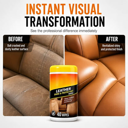 🔥Buy More Save More🔥 3-in-1 Leather Wipes – Clean, Condition & Protect ,Multi-Purpose Car Interior Leather