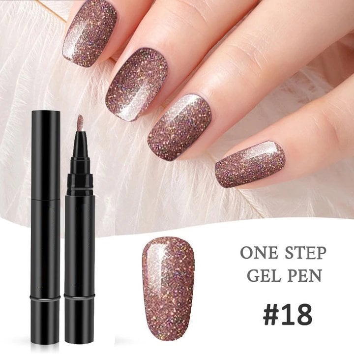 💅 Limited Time Buy 1 Get 1 Free - £12.99! ✨One Step Nail Gel Pen🎨